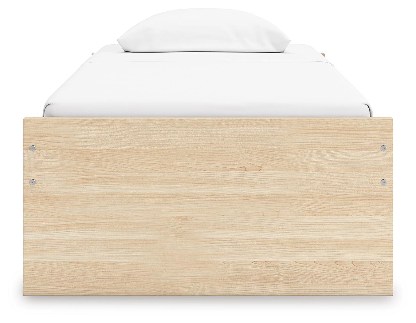Ashley Express - Cama con plataforma Onita con 1 espacio de almacenamiento lateral