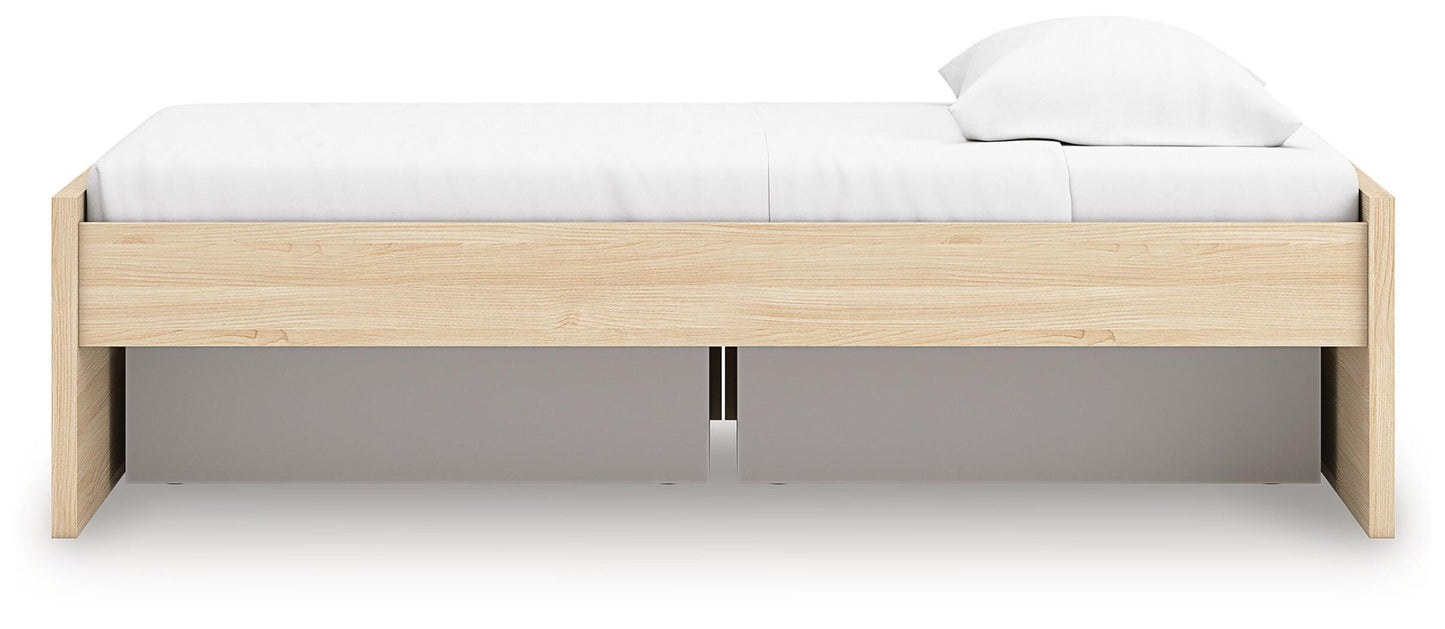 Ashley Express - Cama con plataforma Onita con 1 espacio de almacenamiento lateral
