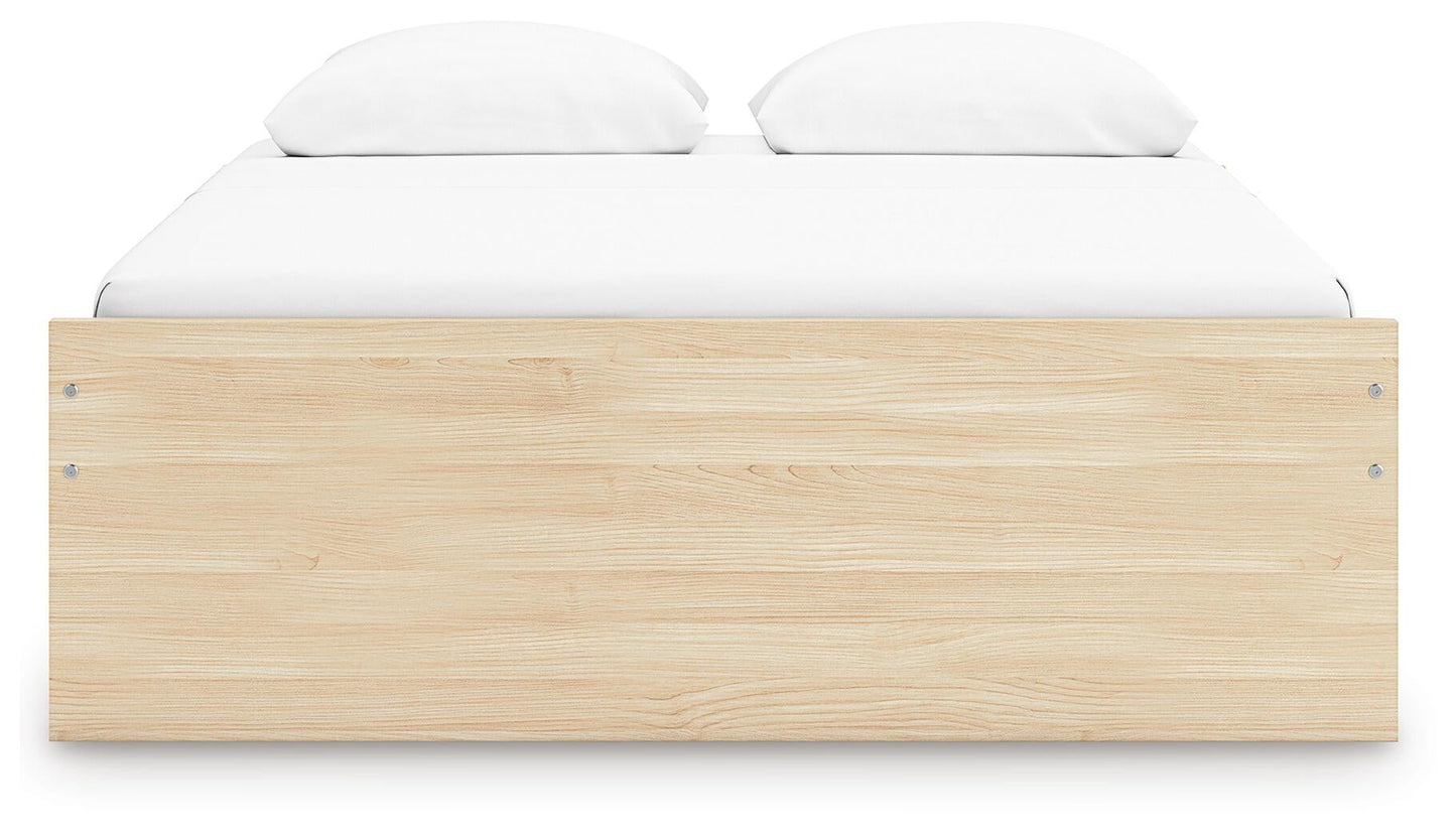 Ashley Express - Cama con plataforma Onita con 1 espacio de almacenamiento lateral