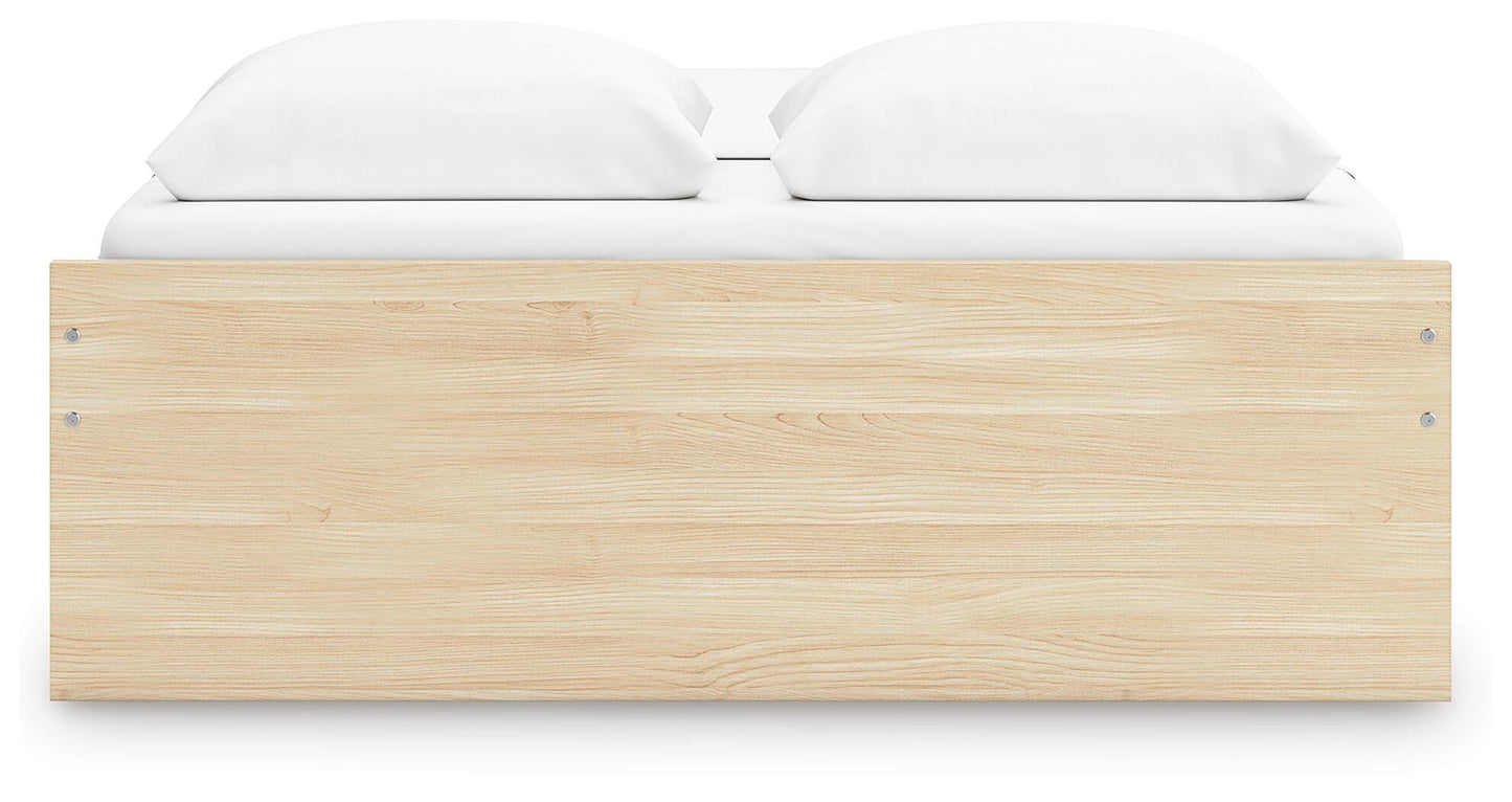 Ashley Express - Cama con plataforma Onita con 1 espacio de almacenamiento lateral