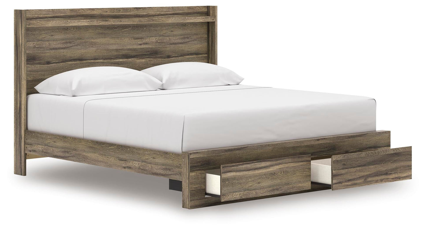 Elbrim  Panel Storage Bed