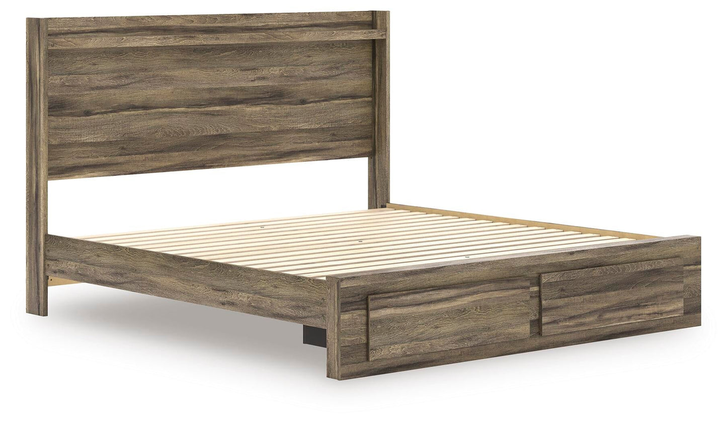 Elbrim  Panel Storage Bed