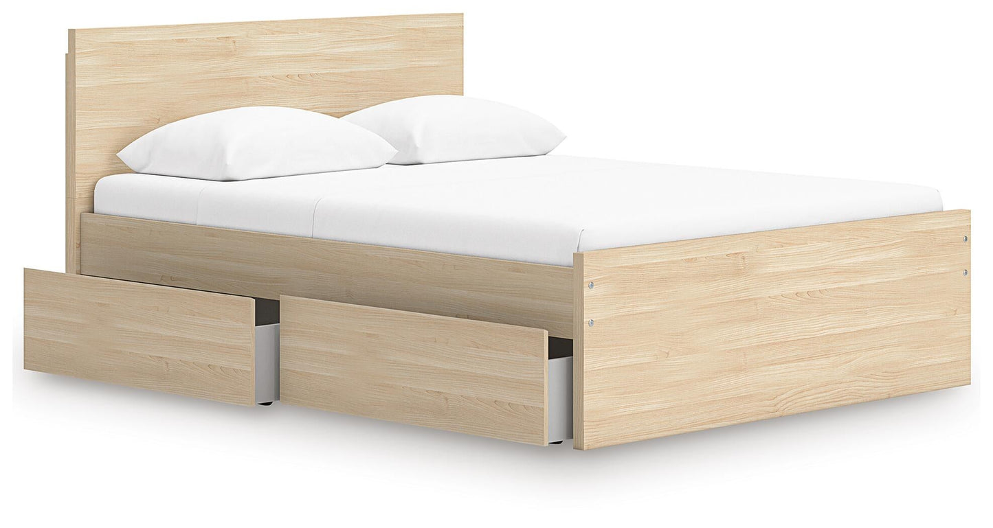 Ashley Express - Onita  Panel Platform Bed With 2 Side Storage