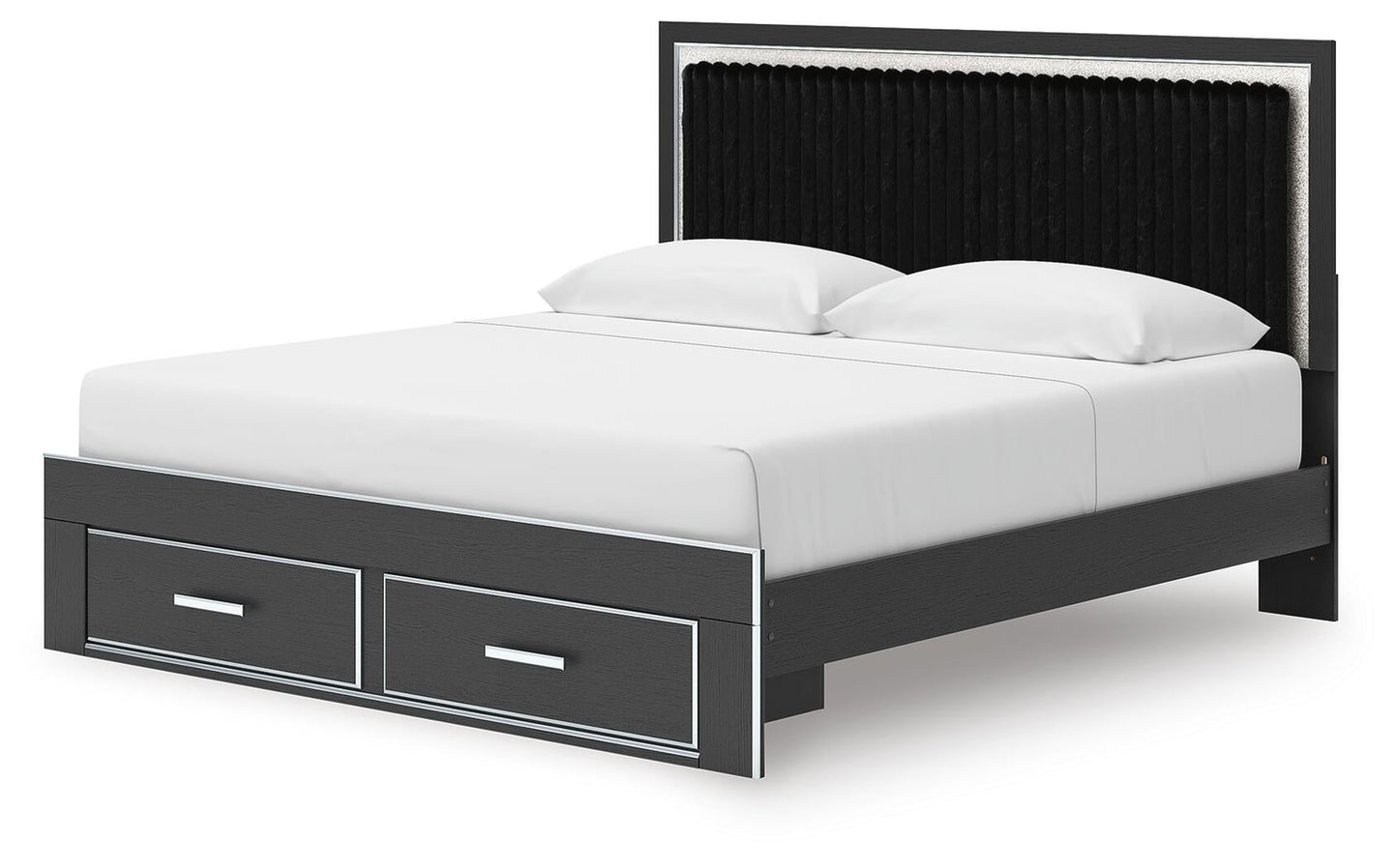 Zuraleus  Upholstered Panel Storage Bed
