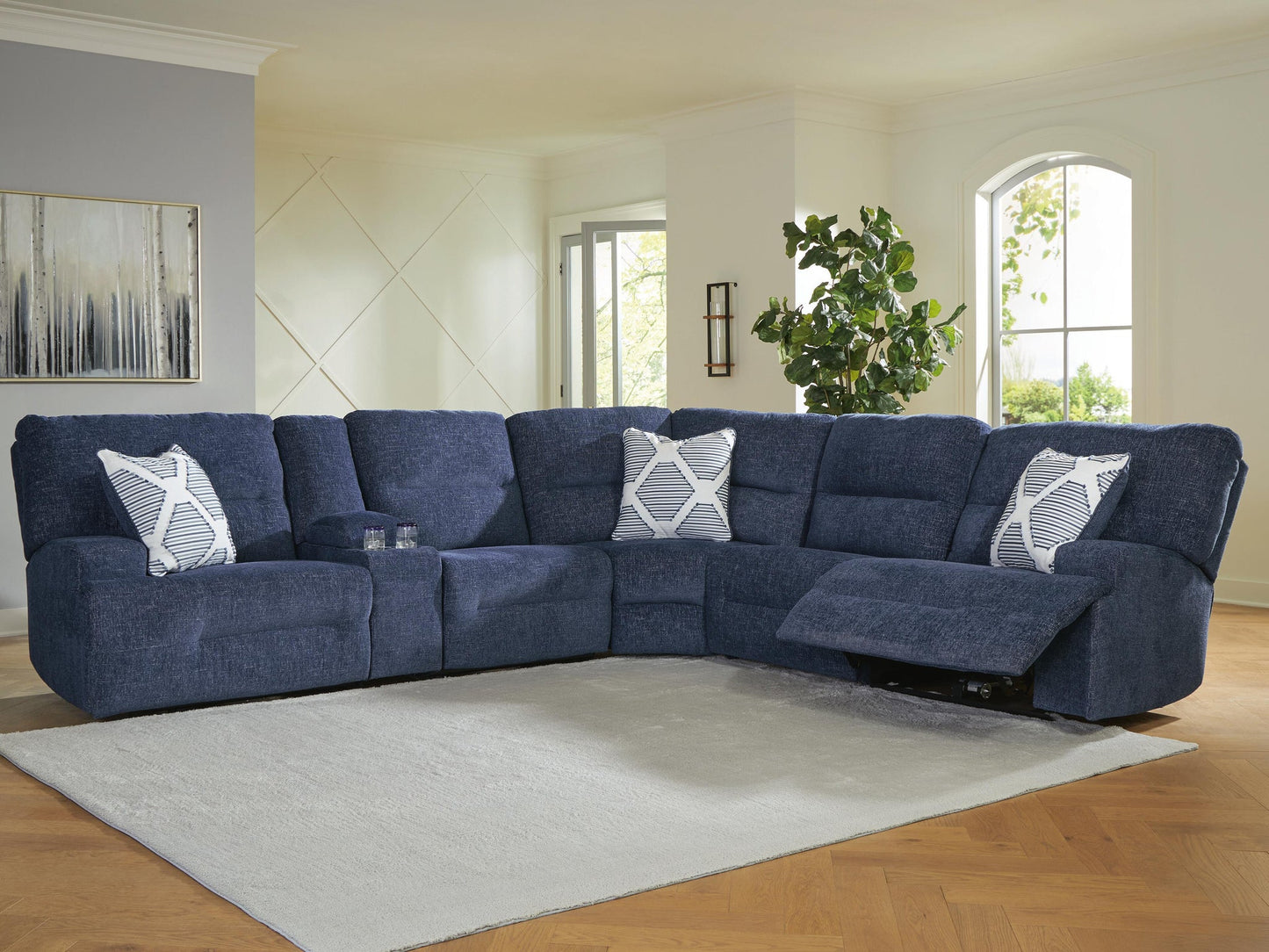 Seccional reclinable eléctrico de 6 piezas Acklen Place