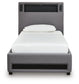 Ashley Express - Verishaw  Upholstered Bed With Wireless Audio