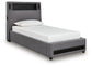 Ashley Express - Verishaw  Upholstered Bed With Wireless Audio