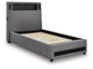 Ashley Express - Verishaw  Upholstered Bed With Wireless Audio