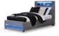 Ashley Express - Verishaw  Upholstered Bed With Wireless Audio