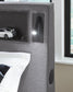 Ashley Express - Verishaw  Upholstered Bed With Wireless Audio