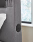 Ashley Express - Verishaw  Upholstered Bed With Wireless Audio