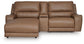 Seccional reclinable eléctrico de 3 piezas DeepWakes con chaise longue