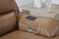 Seccional reclinable eléctrico de 3 piezas DeepWakes con chaise longue