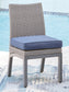 Ashley Express - Half Moon Beach Side Chair with Cushion (2/CN)