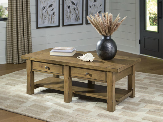 Ashley Express - Mesa de centro rectangular Vandenmore