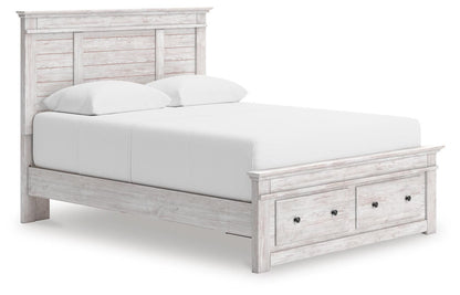 Makidern  Panel Storage Bed