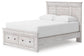 Makidern  Panel Storage Bed
