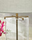 Ashley Express - Lámpara de mesa de cristal Gizeh (1/CN)