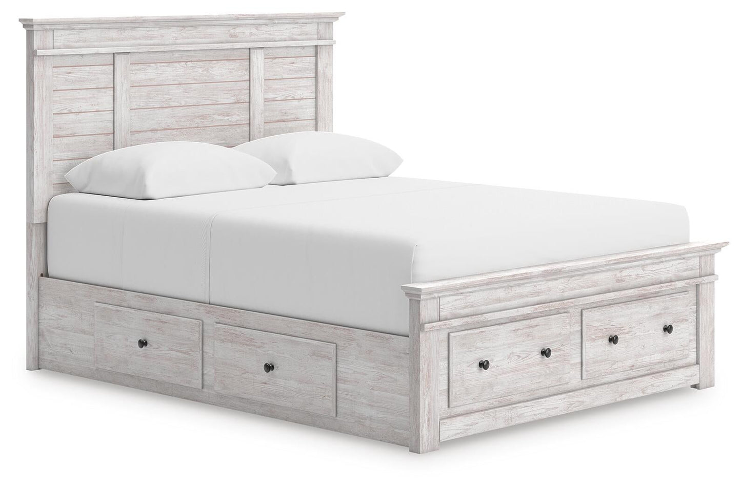 Makidern  Panel Storage Bed