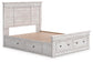Makidern  Panel Storage Bed