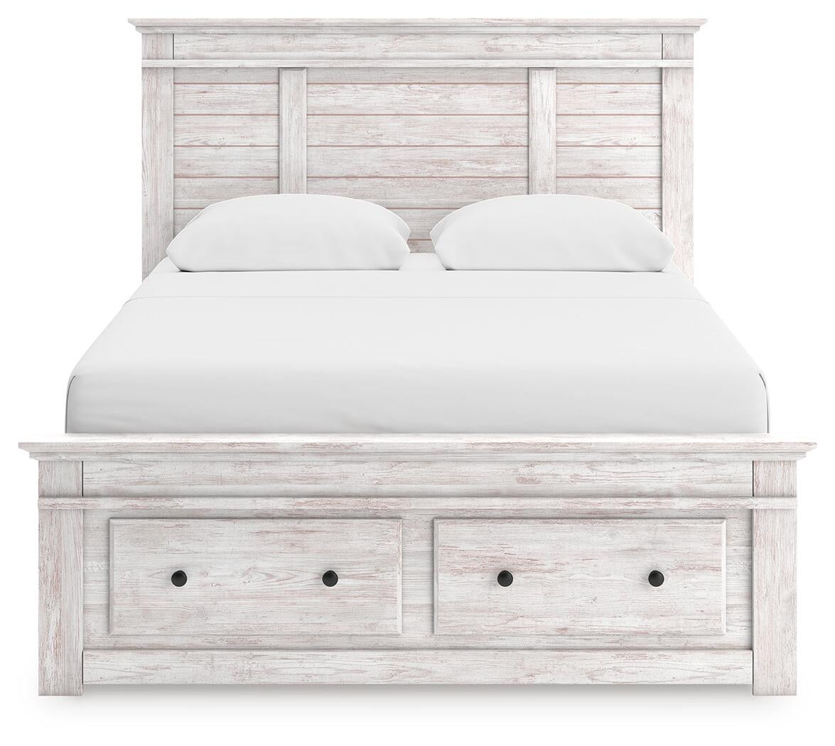 Makidern  Panel Storage Bed