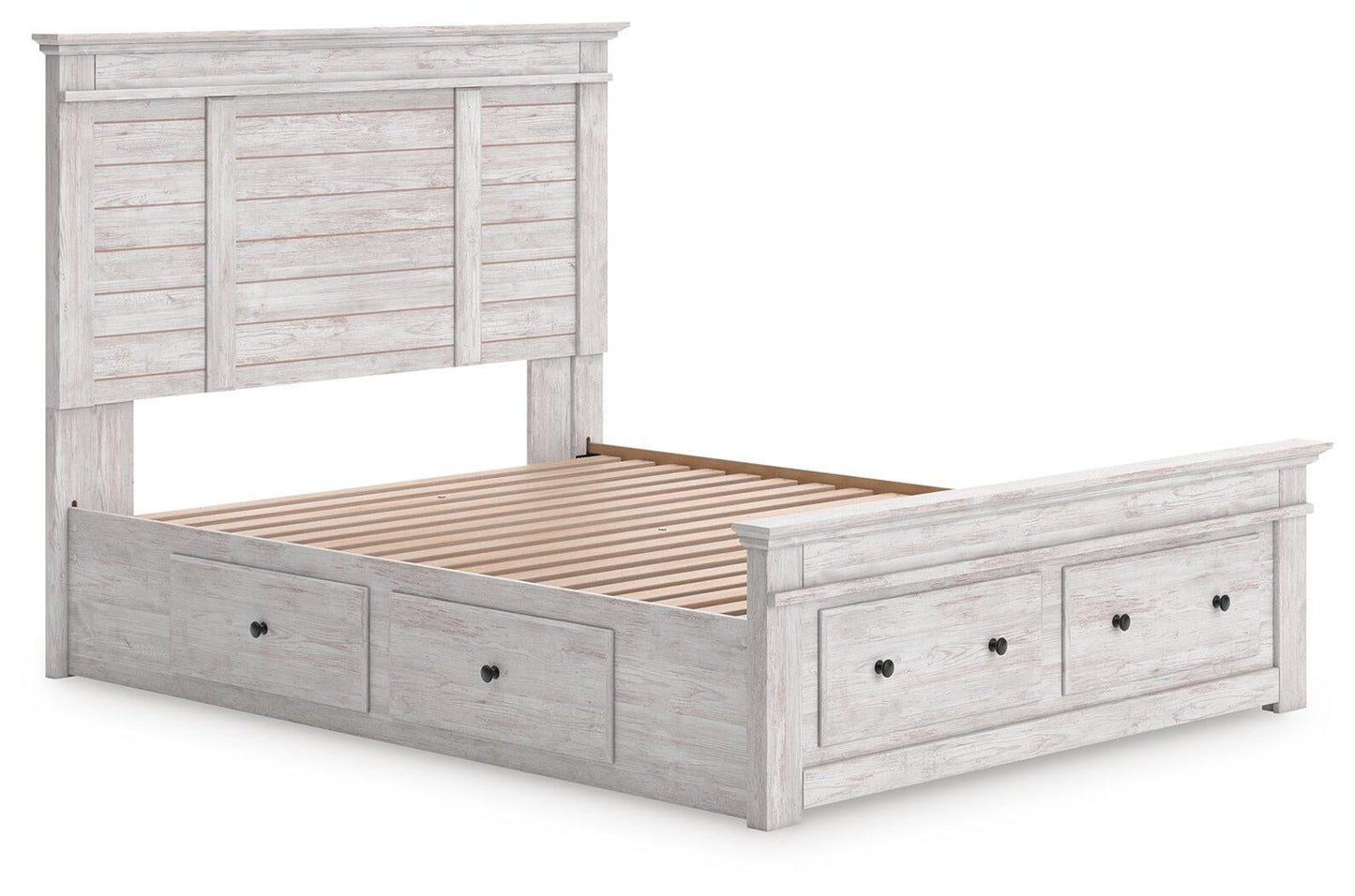 Makidern  Panel Storage Bed