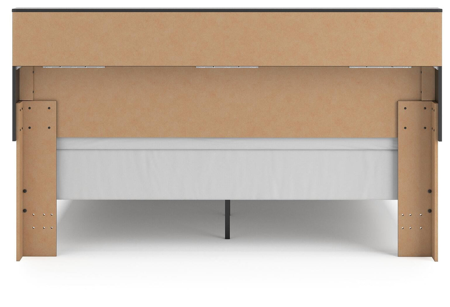 Broachmyn  Bookcase Panel Bed