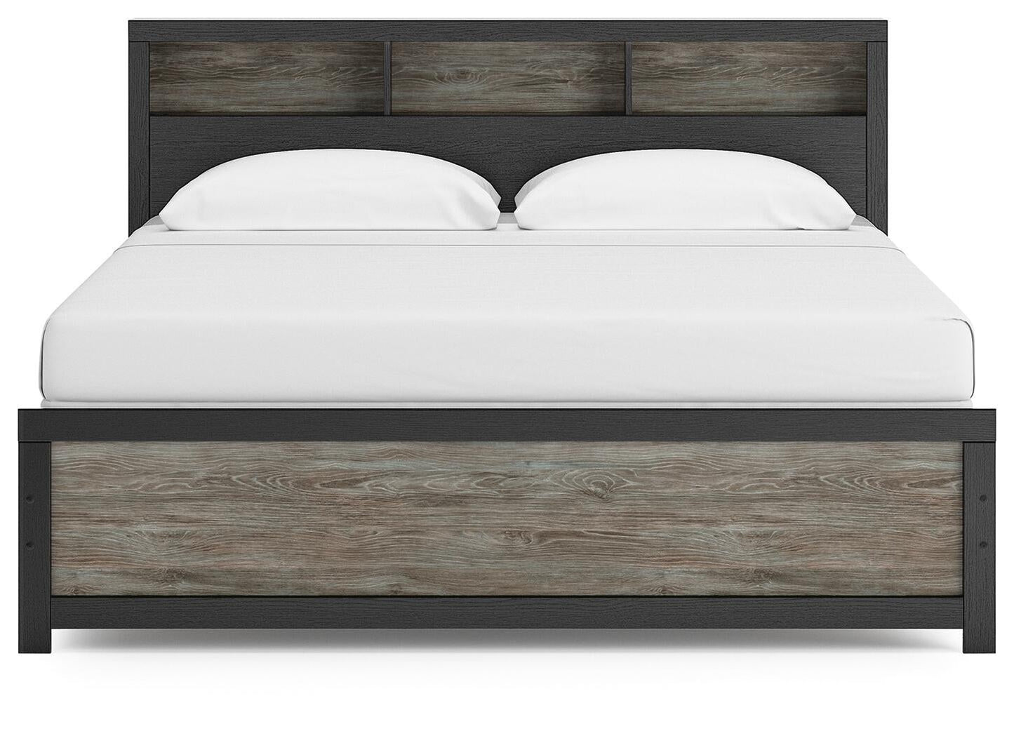 Broachmyn  Bookcase Panel Bed