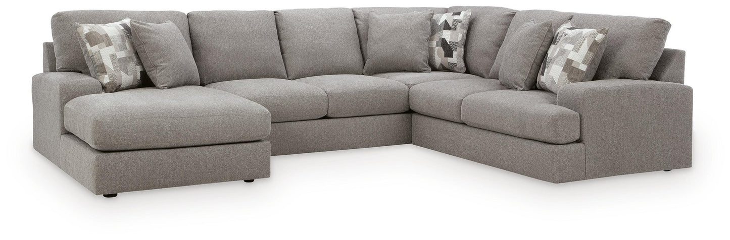 Seccional Lindon de 3 piezas con chaise longue