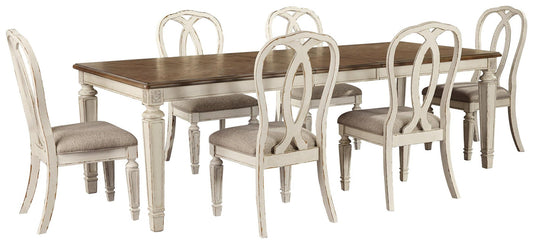 Mesa de comedor Realyn y 6 sillas