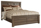Cama con paneles Juararo California con tocador con espejo