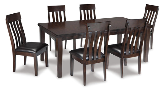 Mesa de comedor Haddigan y 6 sillas