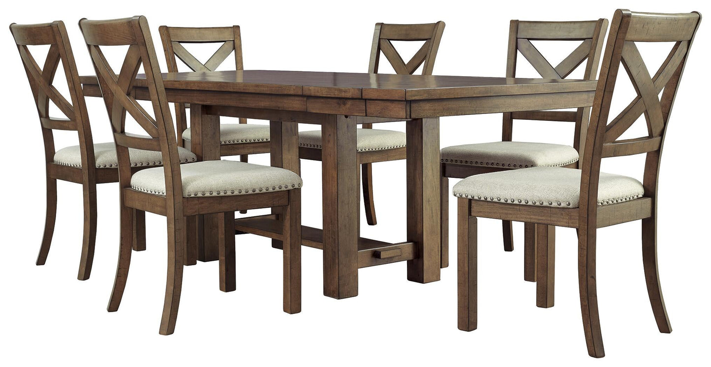 Mesa de comedor Moriville y 6 sillas