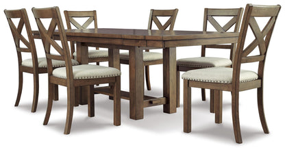 Mesa de comedor Moriville y 6 sillas