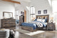 Drystan  Bookcase Bed With Mirrored Dresser