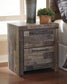 Derekson  Panel Headboard Bed With Mirrored Dresser, Chest And Nightstand