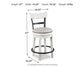 Ashley Express - Valebeck Counter Height Dining Table and 2 Barstools