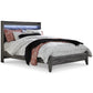 Cama de paneles Baystorm con cómoda con espejo