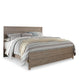 Cama con paneles y cómoda con espejo Culverbach