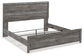 Bronyan  Panel Bed With Mirrored Dresser