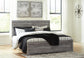 Bronyan  Panel Bed With Mirrored Dresser