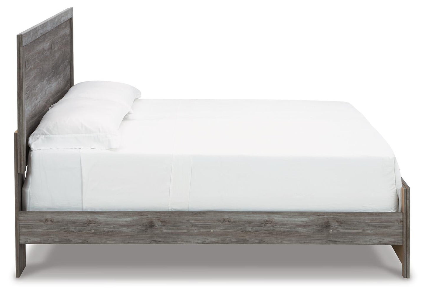 Bronyan  Panel Bed With Mirrored Dresser