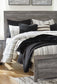 Bronyan  Panel Bed With Mirrored Dresser