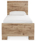 Hyanna  Panel Bed With 1 Side Storage, Dresser, Mirror, Chest And Nightstand