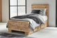 Hyanna  Panel Bed With 1 Side Storage, Dresser, Mirror, Chest And Nightstand