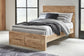 Hyanna  Panel Storage Bed With Mirrored Dresser
