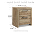 Hyanna  Panel Storage Bed With 2 Under Bed Storage Drawers, Dresser, Mirror And Nightstand