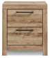 Hyanna  Panel Bed With 2 Side Storage, Dresser, Mirror, Chest And Nightstand