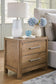 Cabalynn  Upholstered Bed With Mirrored Dresser, Chest And Nightstand