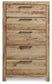 Hyanna  Panel Bed, Dresser, Mirror, Chest And Nightstand